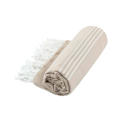 Pure Series Sustainable Turkish Towel Beige