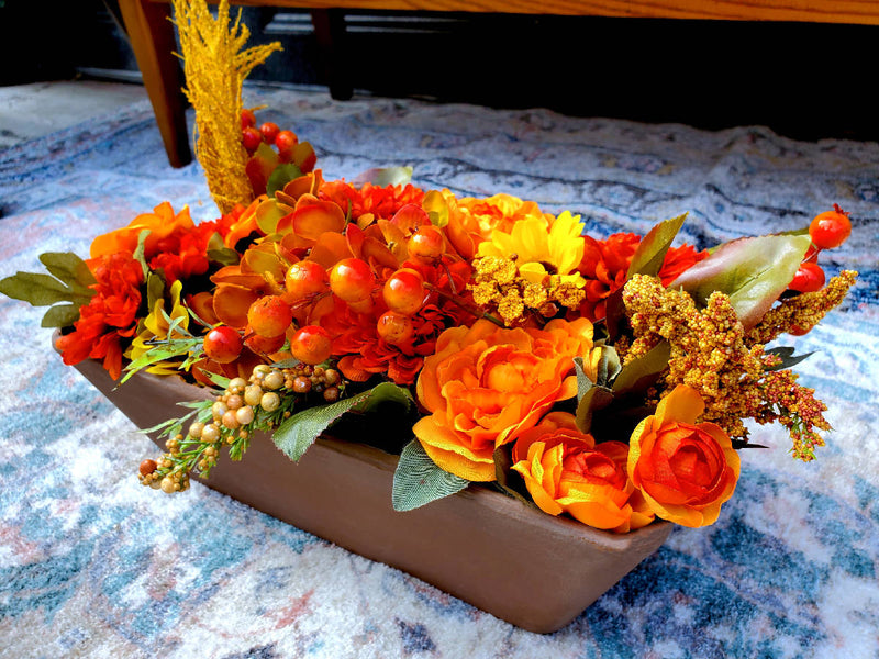 Handmade Fall Floral Arrangement