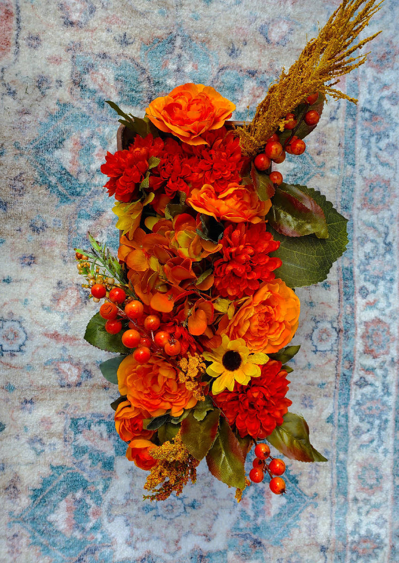 Handmade Fall Floral Arrangement