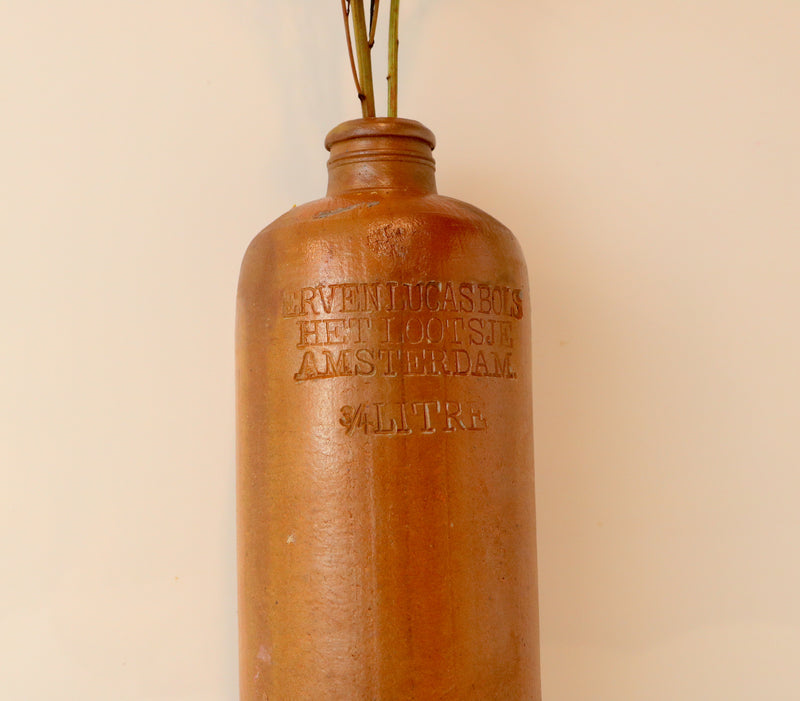 Erven Lucas Bols Vintage Stoneware Bottle