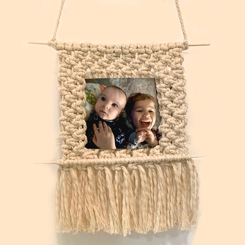 Macrame Picture Frame