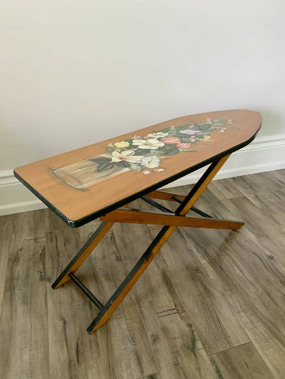 hand painted vintage ironing board