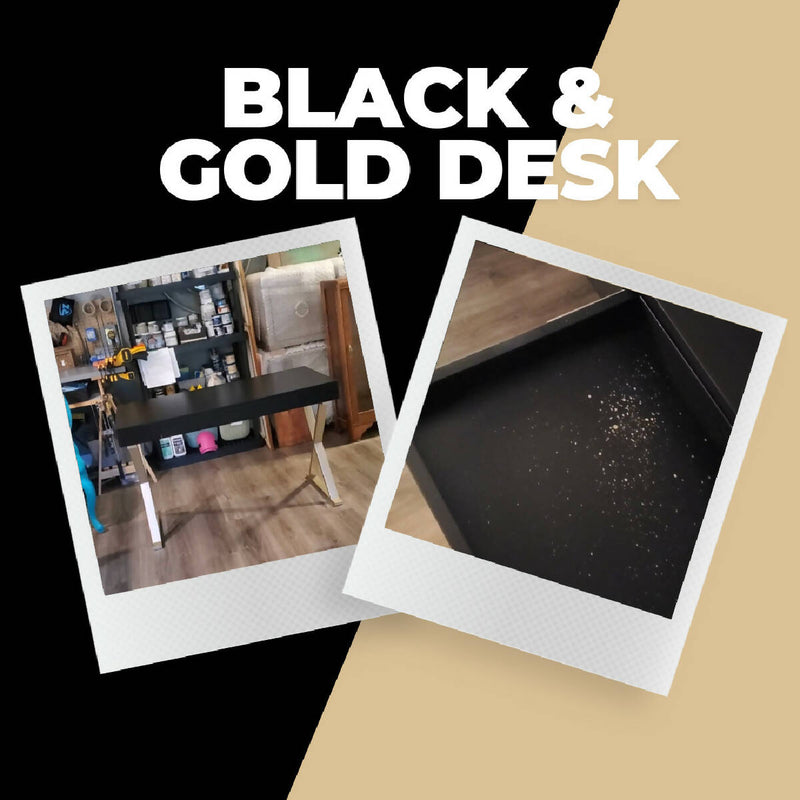 Black & Gold Desk