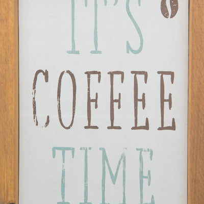 "It's Coffee Time" Wooden Sign - Handmade Home Co.